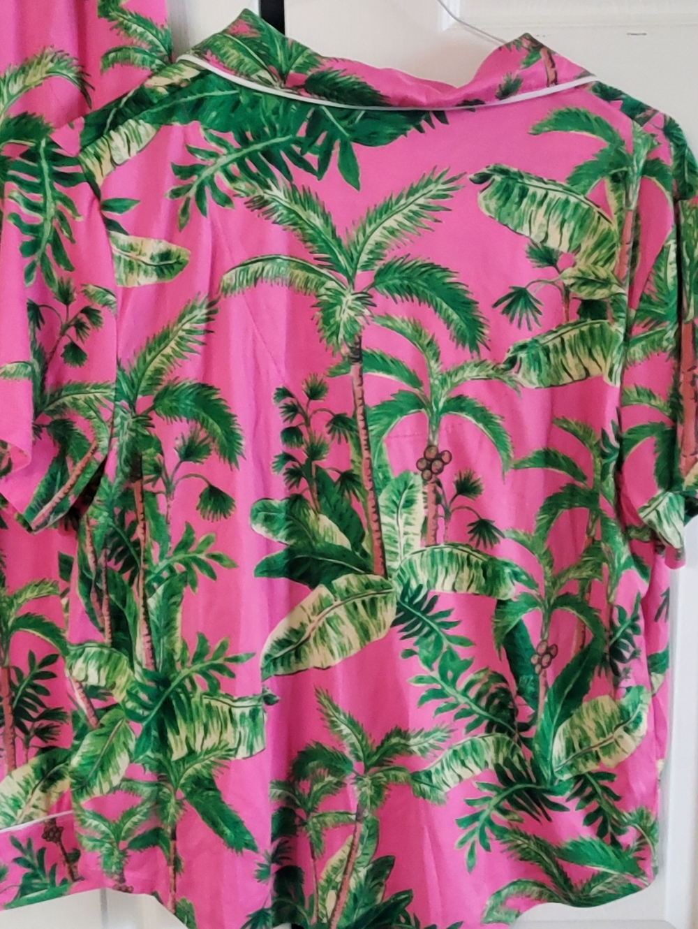 Room Service Med 2 Piece Pj Set Tropical Lightweight - Picture 7 of 11